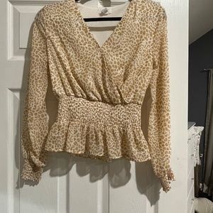 Animal Print Blouse